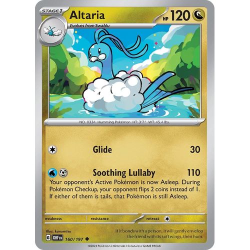 Altaria (160/197) [SV03: Obsidian Flames] - PokéBox Australia