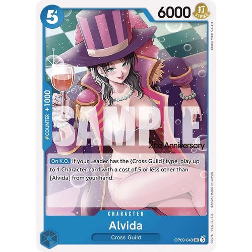Alvida (OP09 - 043) [Emperors in the New World: 2nd Anniversary Tournament Cards] - PokéBox Australia