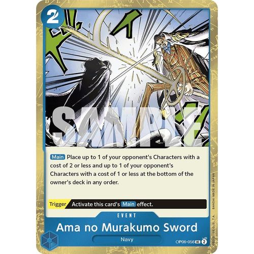 Ama no Murakumo Sword (Jolly Roger Foil) (OP06 - 056) [Premium Booster - The Best - ] - PokéBox Australia