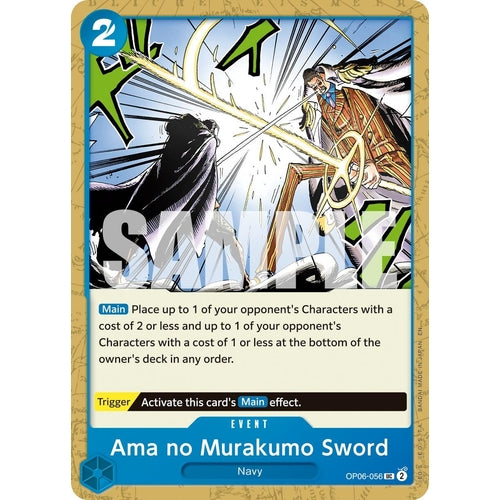 Ama no Murakumo Sword (Reprint) (OP06 - 056) (Premium Booster - The Best - Vol. 2) - PokéBox Australia