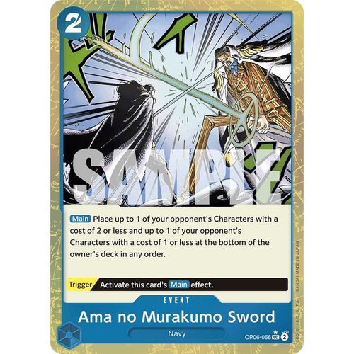 Ama no Murakumo Sword (Textured Foil) (OP06 - 056) [Premium Booster - The Best - ] - PokéBox Australia