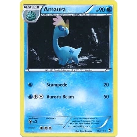 Amaura - 25/111 (Cosmos Holo) (025/111) (Miscellaneous Cards & Products) - PokéBox Australia
