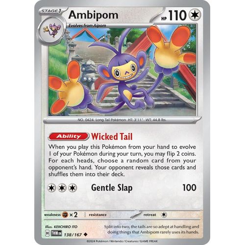 Ambipom (138/167) [SV06: Twilight Masquerade] - PokéBox Australia