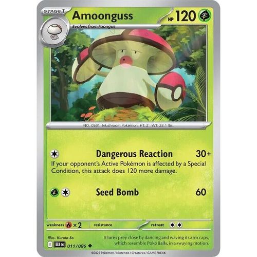 Amoonguss (011/086) (SV: Black Bolt) - PokéBox Australia
