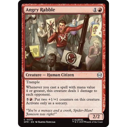 Angry Rabble (75) (Marvel's Spider - Man) - PokéBox Australia