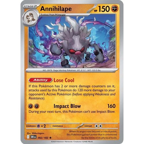 Annihilape (092/182) (SV10: Destined Rivals) - PokéBox Australia