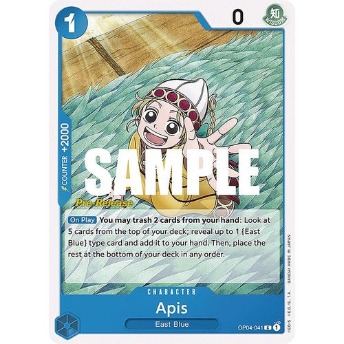 Apis (OP04 - 041) [Kingdoms of Intrigue Pre - Release Cards] - PokéBox Australia