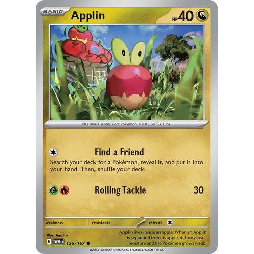 Applin (126/167) [SV06: Twilight Masquerade] - PokéBox Australia