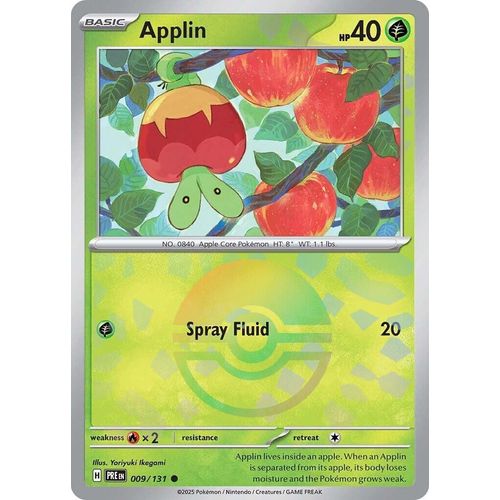 Applin (Poke Ball Pattern) (009/131) [SV: Prismatic Evolutions] - PokéBox Australia