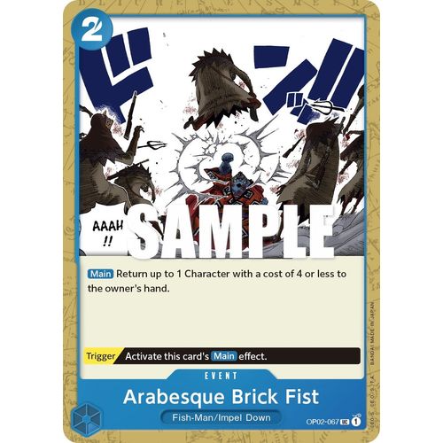 Arabesque Brick Fist (OP02 - 067) [Paramount War] - PokéBox Australia