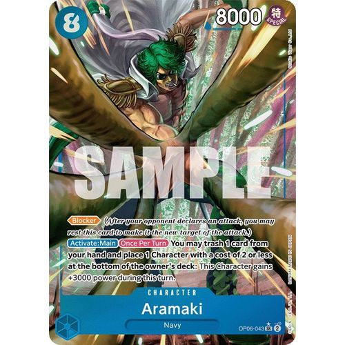 Aramaki (Alternate Art) (OP06 - 043) [Wings of the Captain] - PokéBox Australia