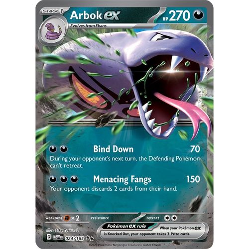 Arbok ex (024/165) [SV: Scarlet & Violet 151] - PokéBox Australia
