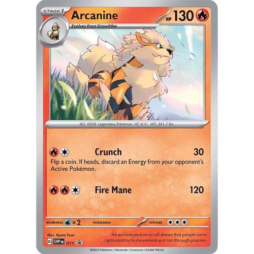 Arcanine - 011 (011) (SV: Scarlet & Violet Promo Cards) - PokéBox Australia