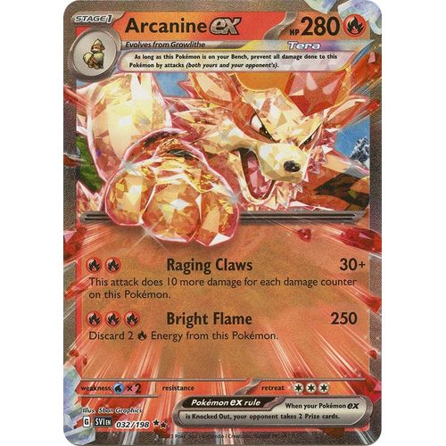 Arcanine ex (032/198) [SV01: Scarlet & Violet Base Set] - PokéBox Australia