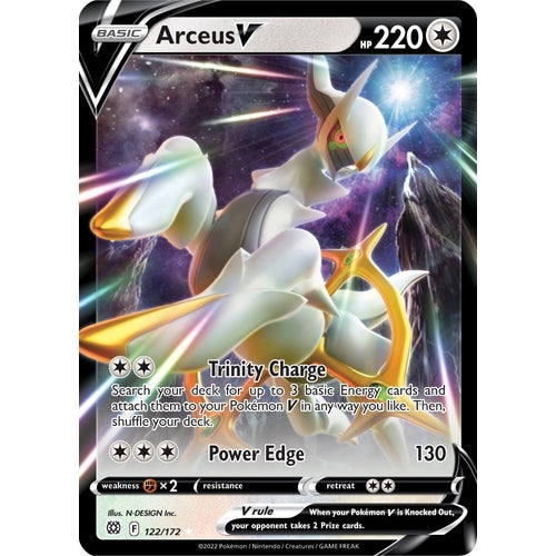 Arceus V (122/172) (SWSH09: Brilliant Stars) - PokéBox Australia