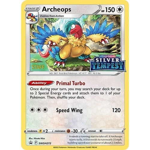Archeops - SWSH272 (Prerelease) [STAFF] (SWSH272) (SWSH: Sword & Shield Promo Cards) - PokéBox Australia