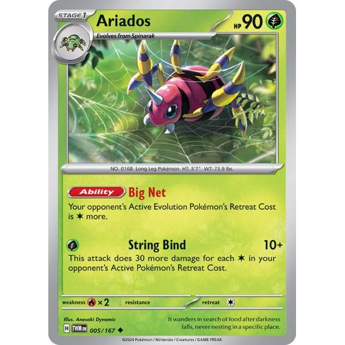 Ariados (005/167) [SV06: Twilight Masquerade] - PokéBox Australia