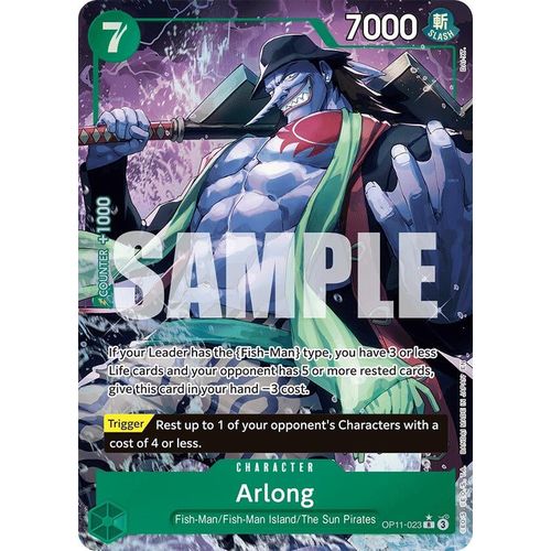 Arlong (Alternate Art) (OP11 - 023) [A Fist of Divine Speed] - PokéBox Australia