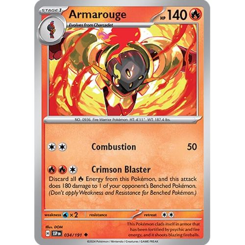 Armarouge (034/191) [SV08: Surging Sparks] - PokéBox Australia