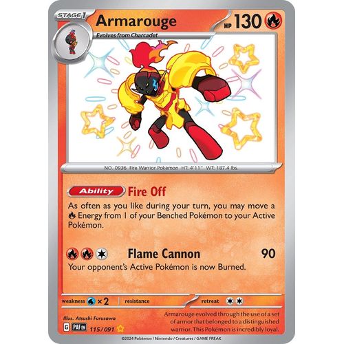 Armarouge (115/091) [SV: Paldean Fates] - PokéBox Australia