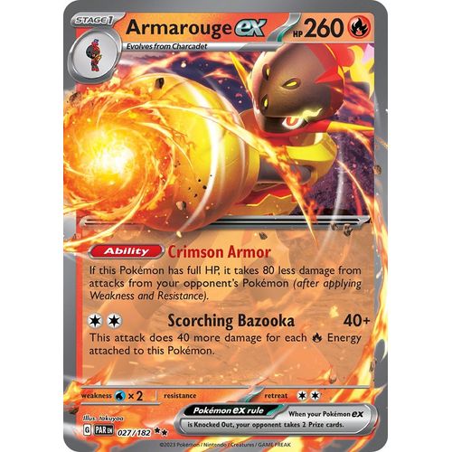 Armarouge ex (027/182) [SV04: Paradox Rift] - PokéBox Australia