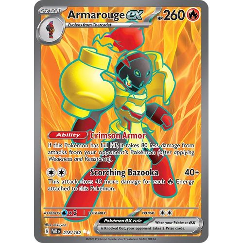 Armarouge ex (218/182) [SV04: Paradox Rift] - PokéBox Australia
