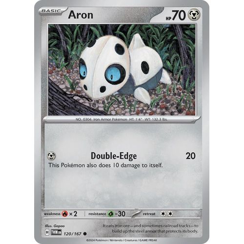 Aron (120/167) [SV06: Twilight Masquerade] - PokéBox Australia