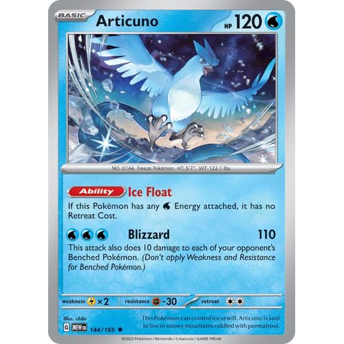 Articuno (144/165) [SV: Scarlet & Violet 151] - PokéBox Australia