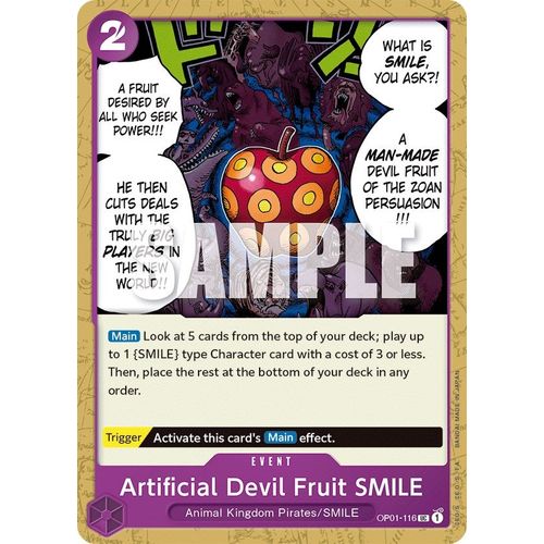 Artificial Devil Fruit SMILE (OP01 - 116) [Romance Dawn] - PokéBox Australia