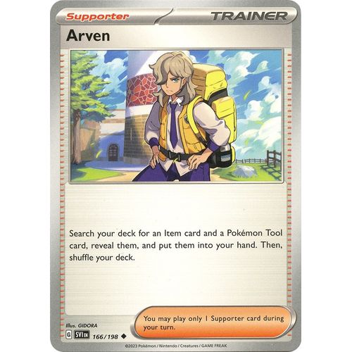 Arven (166/198) [SV01: Scarlet & Violet Base Set] - PokéBox Australia