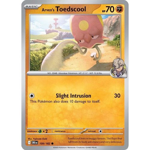 Arven's Toedscool (109/182) [SV10: Destined Rivals] - PokéBox Australia