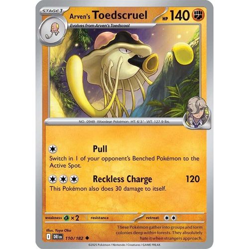 Arven's Toedscruel (110/182) (SV10: Destined Rivals) - PokéBox Australia