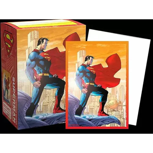 Dragon Shield - Superman Brushed Art Sleeves 100 pack - PokéBox Australia