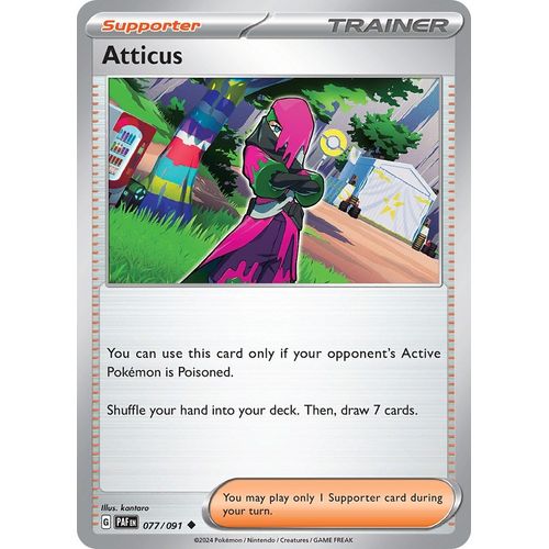 Atticus (077/091) [SV: Paldean Fates] - PokéBox Australia