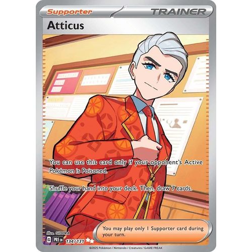 Atticus (134/131) [SV: Prismatic Evolutions] - PokéBox Australia