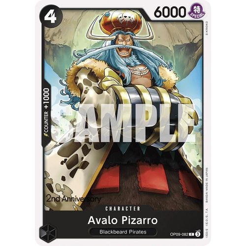 Avalo Pizarro (OP09 - 082) [Emperors in the New World: 2nd Anniversary Tournament Cards] - PokéBox Australia