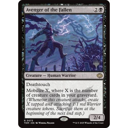 Avenger of the Fallen (73) (Promo Pack: Tarkir: Dragonstorm) - PokéBox Australia
