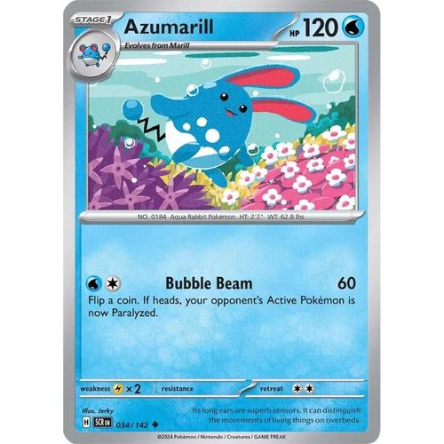 Azumarill (034/142) [SV07: Stellar Crown] - PokéBox Australia