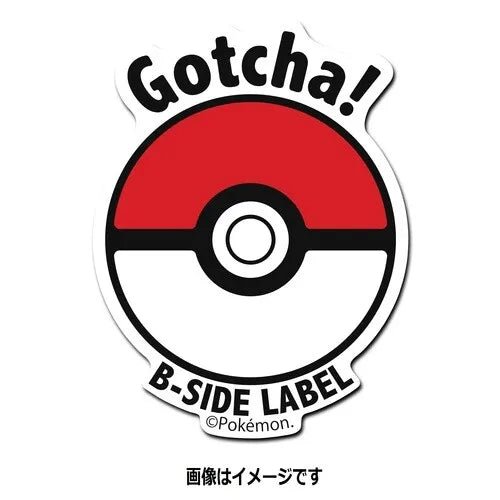 B - SIDE Label Pokeball Pokemon Sticker - Pokemon Center Japan - PokéBox Australia