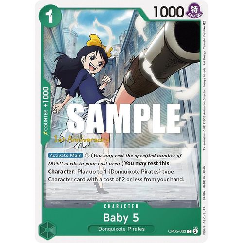 Baby 5 (033) (OP05 - 033) [Awakening of the New Era: 1st Anniversary Tournament Cards] - PokéBox Australia