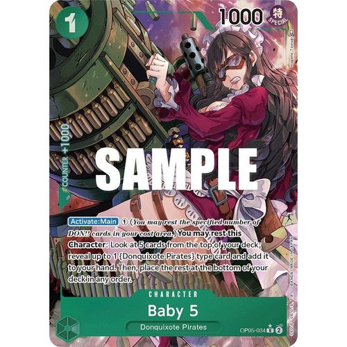 Baby 5 (034) (Alternate Art) (OP05 - 034) [Awakening of the New Era] - PokéBox Australia