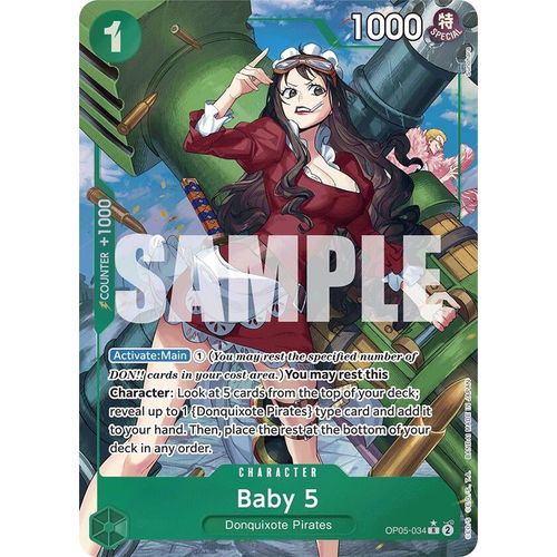Baby 5 (OP05 - 034) (Alternate Art) (OP05 - 034) [Premium Booster - The Best - ] - PokéBox Australia
