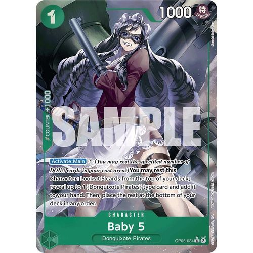 Baby 5 (OP05 - 034) (Full Art) (OP05 - 034) [Premium Booster - The Best - ] - PokéBox Australia