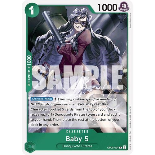 Baby 5 (OP05 - 034) (Reprint) (OP05 - 034) [Premium Booster - The Best - ] - PokéBox Australia