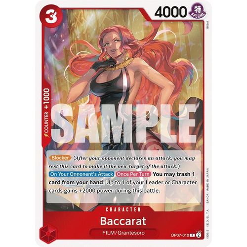 Baccarat (OP07 - 010) [500 Years in the Future] - PokéBox Australia