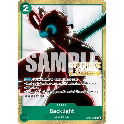 Backlight (Judge Pack Vol. 5) (ST11 - 003) (One Piece Promotion Cards) - PokéBox Australia