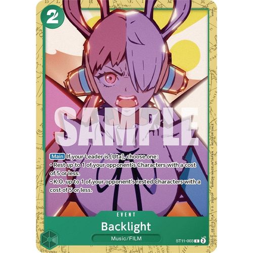 Backlight (Starter Deck 11: Uta Deck Battle) (ST11 - 003) [One Piece Promotion Cards] - PokéBox Australia