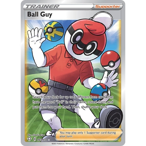 Ball Guy (Full Art) (065/072) (Shining Fates) - PokéBox Australia