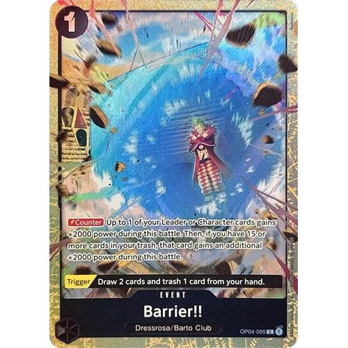 Barrier!! (Premium Card Collection - Best Selection Vol. 2 - ) (OP04 - 095) [One Piece Promotion Cards] - PokéBox Australia