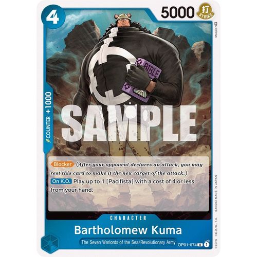 Bartholomew Kuma (OP01 - 074) [Romance Dawn] - PokéBox Australia